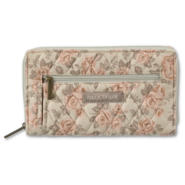 Cameo Rose RFID Wrist Strap Wallet