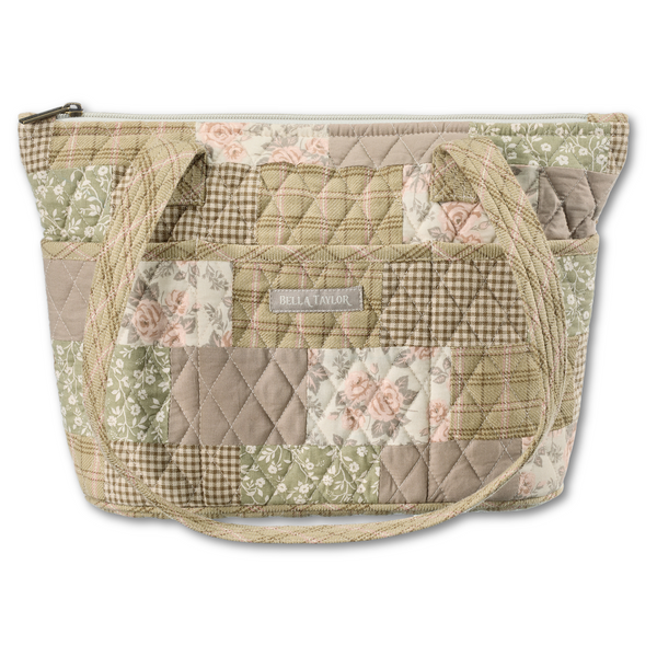 Cameo Rose Patchwork Small Tote