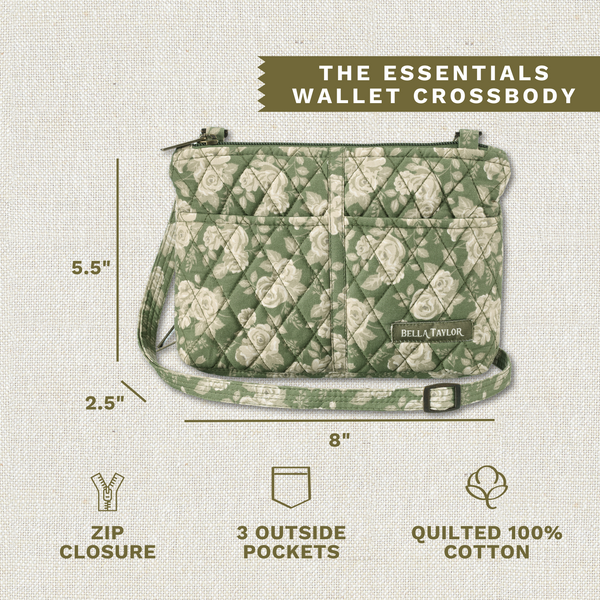 Heirloom Rose Essentials Wallet Crossbody