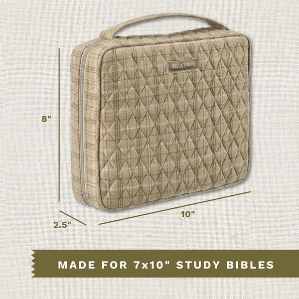 Willow Plaid Bible Cover