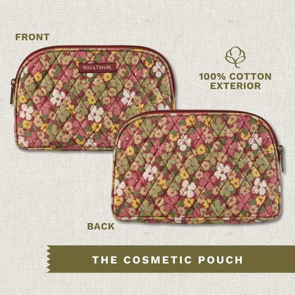 Autumn Garden Cosmetic Pouch