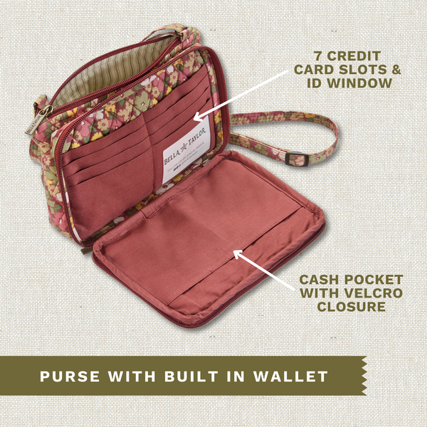 Autumn Garden Essentials Wallet Crossbody