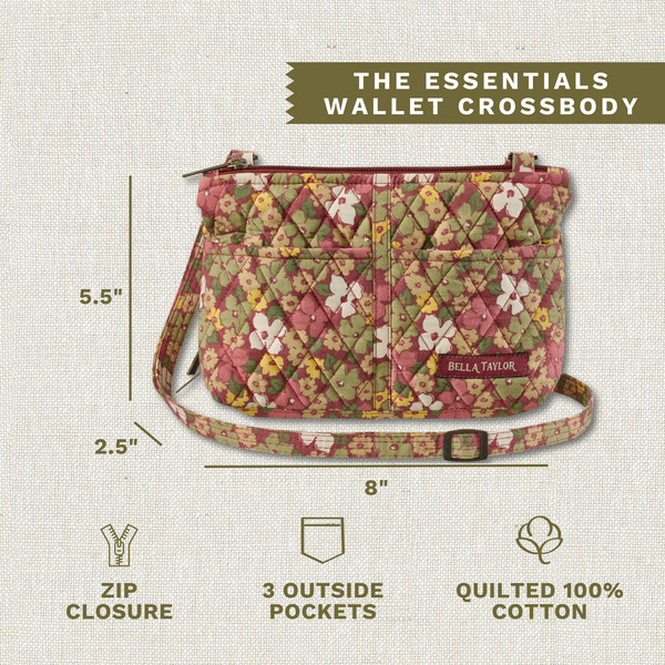 Autumn Garden Essentials Wallet Crossbody