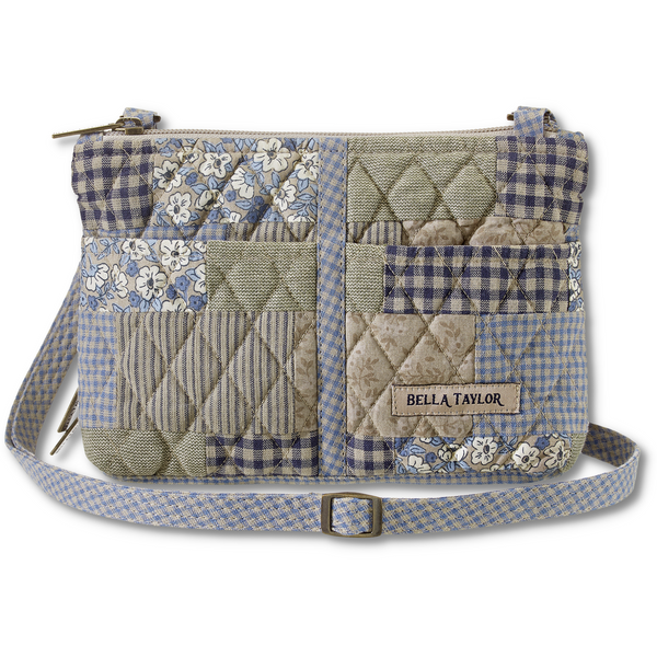 Khaki Patchwork Essentials Wallet Crossbody