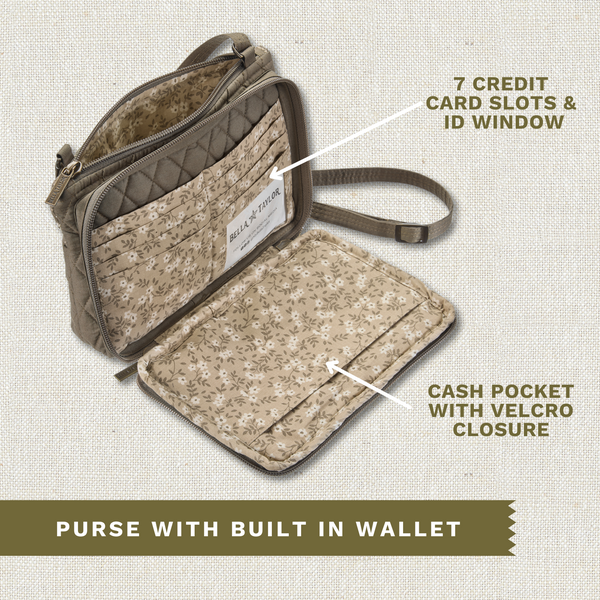 Woodland Floral Essentials Wallet Crossbody