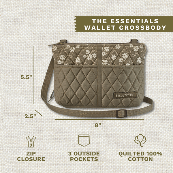 Woodland Floral Essentials Wallet Crossbody