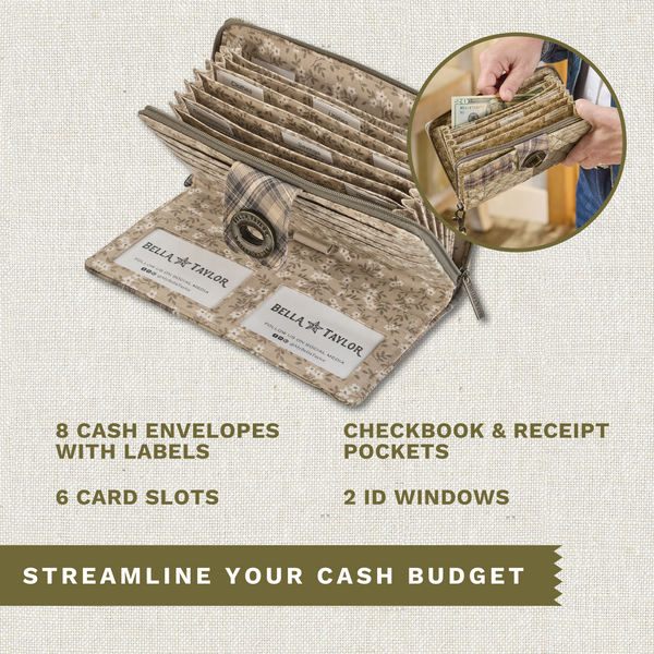 Woodland Patch RFID Cash System Wallet