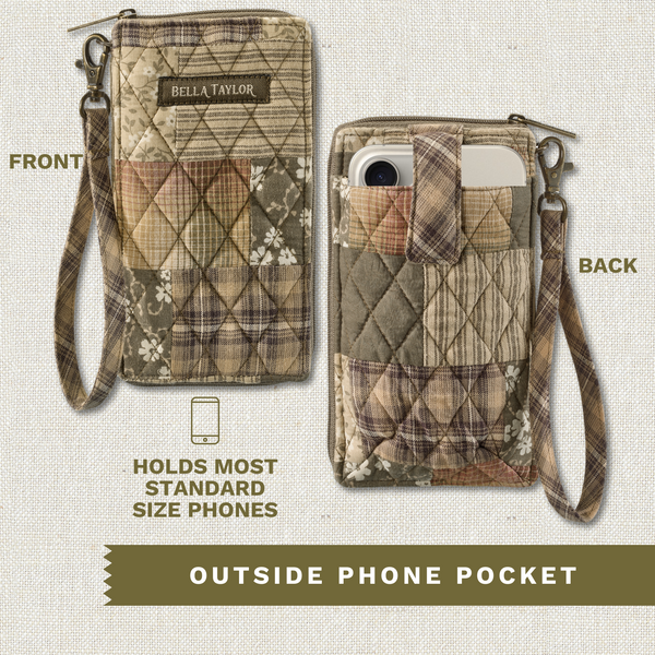 Woodland Patch RFID Cell Phone Wristlet