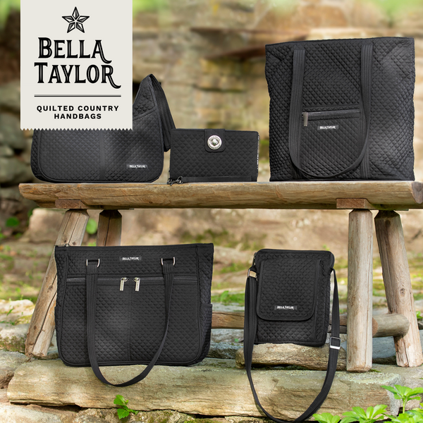 Solid Black Simple Crossbody