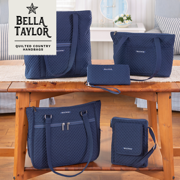 Solid Navy Simple Crossbody