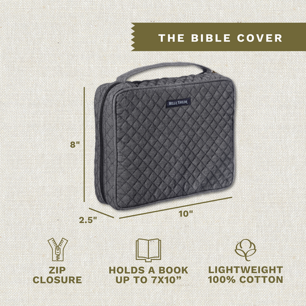 Dark Denim Bible Cover