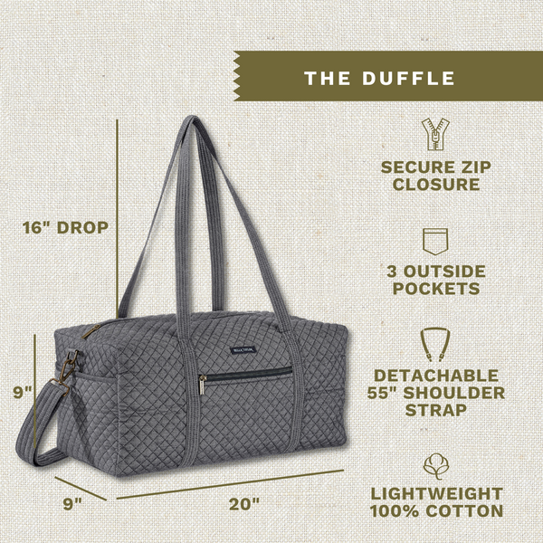 Dark Denim Duffle