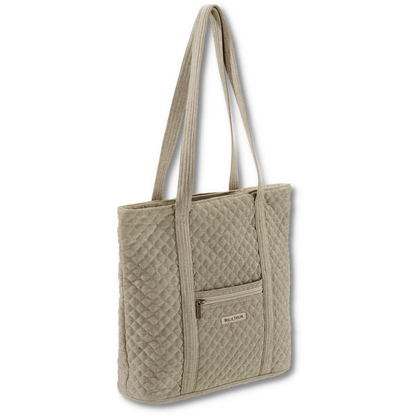 Khaki Chambray Large Tote